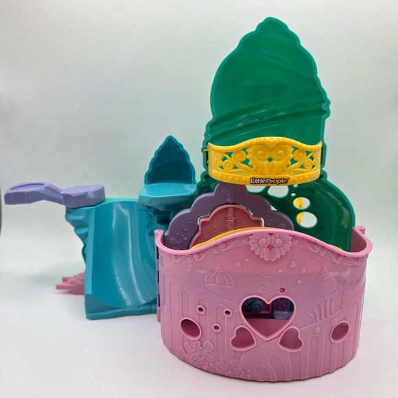 Fisher-Price Little People Disney Ariel Undersea Castle Playset - Near Complete - Picture 5 of 7